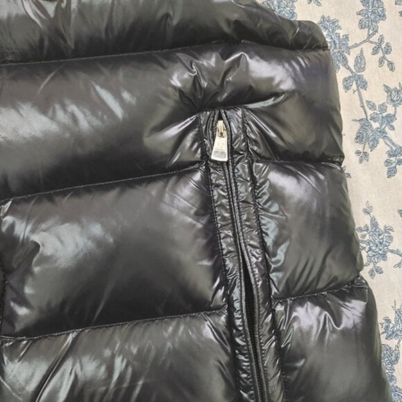 Moncler Black Concealable Hooded Vest - Picture 5 of 11